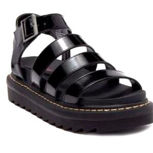 UNIONBAY Women's Dulce Sandal (black) Chunky Belt Buckle Size 7